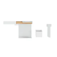 Tesa Küchen-Organizer Kombi Set L weiß 86,5 cm 34,0 cm 4063565273339 Tesa