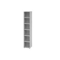 HAMMERBACHER Aktenregal 964RE lichtgrau 40,0 x 40,0 x 215,6 cm, 1 St.