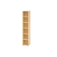 HAMMERBACHER Aktenregal 964RE ahorn 40,0 x 40,0 x 215,6 cm, 1 St.