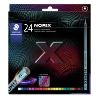 Staedtler Buntstifte NORIX, 186 C24, farbig sortiert, ergonomisch, Packung 4007817167649 Staedtler 24 Stück