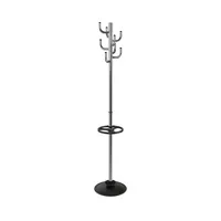 Maul Kleiderständer MAULpolaris 9402596 silber Metall 8 Haken 36,5 x 177,0 cm 4002390094221 Maul