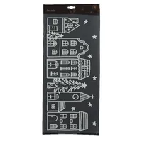 Decoris Fensterdeko Häuser ws 8720725275928 Decoris