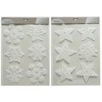 Decoris Fensterdeko Stern ws 2St 8718533675542 Decoris 2 Stück