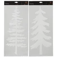 Decoris Aufkleber Tanne ws 2St 8720194904626 Decoris 2 Stück