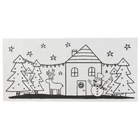 Decoris Fensterdeko Weihnachten sw 8720725353329 Decoris