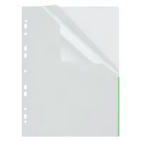 FolderSys Prospekthüllen Index 46325-50, A4 glasklar glatt, oben & rechts halb offen, 0,11mm 4250037423693 FolderSys 100 Stück