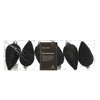 DECORIS Christbaumschmuck Zapfen Mix 4,5 x 8 cm (Ø x H)