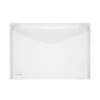 FolderSys Dokumententasche - 40154-04, Din A5 quer, transparent farblos, Polypropylen (PP), Klettverschluss 4250037431834 FolderSys