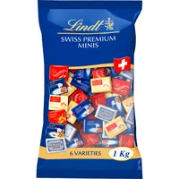 Lindt Schokolade Schokonaps Swiss Premium Minis 1.000 g/Pack.