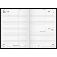 Glocken Buchkalender 5079562906, schwarz, 1 Tag / 1 Seite, Sa/So 1 Seite, 14,5x20,6cm (A5), 2026 4061947145472 Glocken