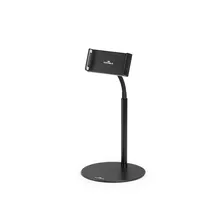 DURABLE Tischständer für Tablets und Handys von 4,7-13". Stufenlose Drehbarkeit und Höheneinstellung durch flexiblen Arm.