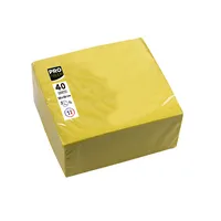 PROnappe Servietten gelb 2-lagig 19,0 x 19,0 cm 3281516238249 PROnappe 40 Stück