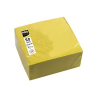 PROnappe Servietten gelb 2-lagig 20,0 x 20,0 cm 3281516220244 PROnappe 50 Stück