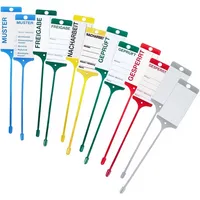 EICHNER Hängeetiketten 2x blau, 4x grün, 2x gelb, 2x rot, 2x grau 21,5 x 5,8 cm gelocht, 1 Set