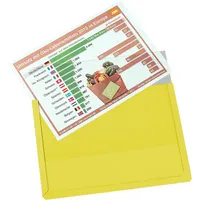 EICHNER Sichttaschen Magnetisch DIN A4 quer gelb glatt 3,0 mm, 10 St.