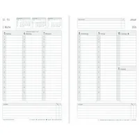 Chronoplan Buchkalender 50806, Business Edition, schwarz, 1 Woche / 2 Seiten, 14x21,5cm (A5), 2026 4004182088296 Chronoplan