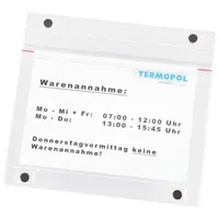 EICHNER Dokumententaschen DIN A5 quer transparent glatt, 10 St.