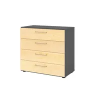 Hammerbacher Regal 2OH 4Schübe gp/Ahorn 4032062315279 Hammerbacher