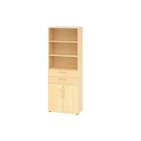 Hammerbacher Regalschrank V9 Advanced V968K2/3/3/BS, abschließbar, 6 OH, ahorn, 80x215,6x41,7cm (BxHxT) 4032062309391 Hammerbacher 4 Stück