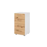Hammerbacher Regal 2OH 4Schübe ws/Asteiche 4032062308813 Hammerbacher