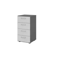 Hammerbacher Regal 2OH 4Schübe gp/gr 4032062308967 Hammerbacher