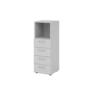 Hammerbacher Regalschrank V9 Advanced V934S4/5/5/BS, nein, 3 OH, grau, 40x110x41,7cm (BxHxT) 4032062308851 Hammerbacher