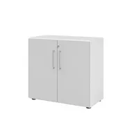 Hammerbacher Aktenschrank V9 Advanced V928T2/W/5/BS, abschließbar, 2 OH, grau/weiß, 80x74,8x41,7cm (BxHxT) 4032062315309 Hammerbacher