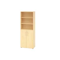 Hammerbacher Regalschrank V9 Advanced V968T3/3/3/BS, abschließbar, 6 OH, ahorn, 80x215,6x41,7cm (BxHxT) 4032062184585 Hammerbacher 4 Stück