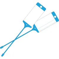 EICHNER Hängeetiketten blau 21,5 x 5,8 cm gelocht, 100 St.