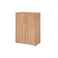 Hammerbacher Aktenschrank V9 Advanced V938T3/N/N/BS, abschließbar, 3 OH, nussbaum, 80x110x41,7cm (BxHxT) 4032062325087 Hammerbacher 2 Stück