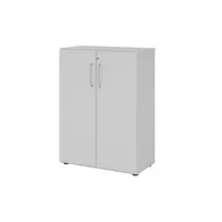 Hammerbacher Aktenschrank V9 Advanced V938T3/5/5/BS, abschließbar, 3 OH, grau, 80x110x41,7cm (BxHxT) 4032062184356 Hammerbacher 2 Stück