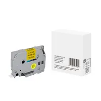 Alpedia Schriftband TZE-631, 12mm x 8m, schwarz/gelb, laminiert, kompatibel zu P-touch TZe-631 6941881235065 Alpedia