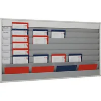 Eichner Werkstattplaner 9019-00114 1580x900mm 6 Schienen schwarz