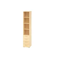 Hammerbacher Regalschrank V9 Advanced V964S4/3/3/BS, nein, 6 OH, ahorn, 40x215,6x41,7cm (BxHxT) 4032062308714 Hammerbacher 2 Stück