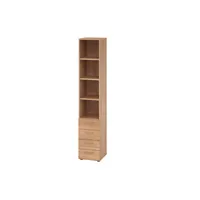 Hammerbacher Regalschrank V9 Advanced V964S4/N/N/BS, nein, 6 OH, nussbaum, 40x215,6x41,7cm (BxHxT) 4032062325094 Hammerbacher 2 Stück