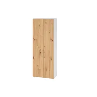 Hammerbacher Aktenschrank V9 Advanced V968T6/W/R/BS, abschließbar, 6 OH, asteiche/weiß, 80x215,6x41,7cm (BxHxT) 4032062305621 Hammerbacher 4 Stück