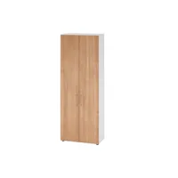 Hammerbacher Aktenschrank V9 Advanced V968T6/W/N/BS, abschließbar, 6 OH, nussbaum/weiß, 80x215,6x41,7cm (BxHxT) 4032062324868 Hammerbacher 4 Stück