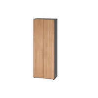 Hammerbacher Aktenschrank V9 Advanced V968T6/G/N/BS, abschließbar, 6 OH, nussbaum/graphit, 80x215,6x41,7cm (BxHxT) 4032062325018 Hammerbacher 4 Stück