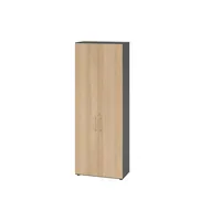Hammerbacher Aktenschrank V9 Advanced V968T6/G/E/BS, abschließbar, 6 OH, eiche/graphit, 80x215,6x41,7cm (BxHxT) 4032062305638 Hammerbacher 4 Stück