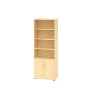 Hammerbacher Regalschrank V9 Advanced V968T2/3/3/BS, abschließbar, 6 OH, ahorn, 80x215,6x41,7cm (BxHxT) 4032062309292 Hammerbacher 3 Stück