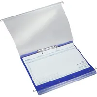 BOI Patienten-Dokumentations-Hängemappe 2-Ringe Click 2 Stationär blau Boden: 2,5 cm, 1 St.