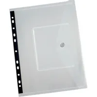 Eichner Dokumententasche - 9218-00682, Din A4, transparent, Polypropylen (PP), Klettverschluss 4052301002234 Eichner 5 Stück