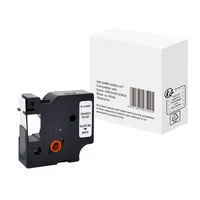 Alpedia Schriftband 45803/S0720830, 19mm x 7m, schwarz/weiß, nein, kompatibel zu D1 45803/ S0720830 6941881235225 Alpedia