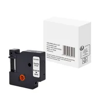 Alpedia Schriftband 45013/S0720530, 12mm x 7m, schwarz/weiß, nein, kompatibel zu D1 45013 / S0720530 6941881235171 Alpedia