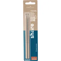 share Bleistift made by Faber-Castell, 4-0028-2-1021, Härte HB, natur 4057305072764 share 2 Stück