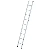 MUNK Anlegeleiter 11100 nivello, 1x 9 Stufen, silber, Aluminium 4031405111004 MUNK
