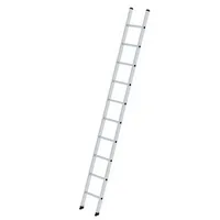 MUNK Anlegeleiter 11150 nivello, 1x 10 Stufen, silber, Aluminium 4031405111509 MUNK