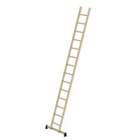 MUNK Anlegeleiter 33118 nivello, 1x 14 Stufen, braun, Holz 4031405331181 MUNK