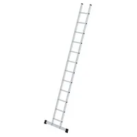 MUNK Anlegeleiter 11412, 1x 12 Stufen, silber, Aluminium 4031405114128 MUNK