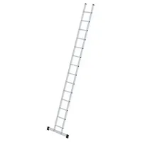 MUNK Anlegeleiter 11414, 1x 14 Stufen, silber, Aluminium 4031405114142 MUNK